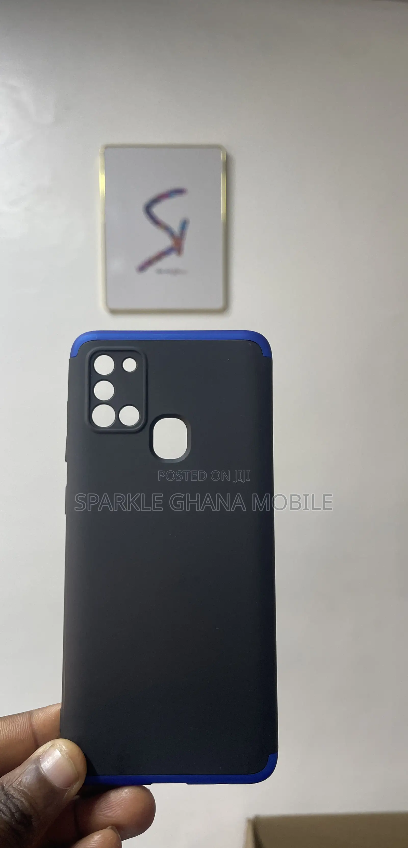 Samsung Galaxy A21s (Solimo Bumper Case) Black Back Case