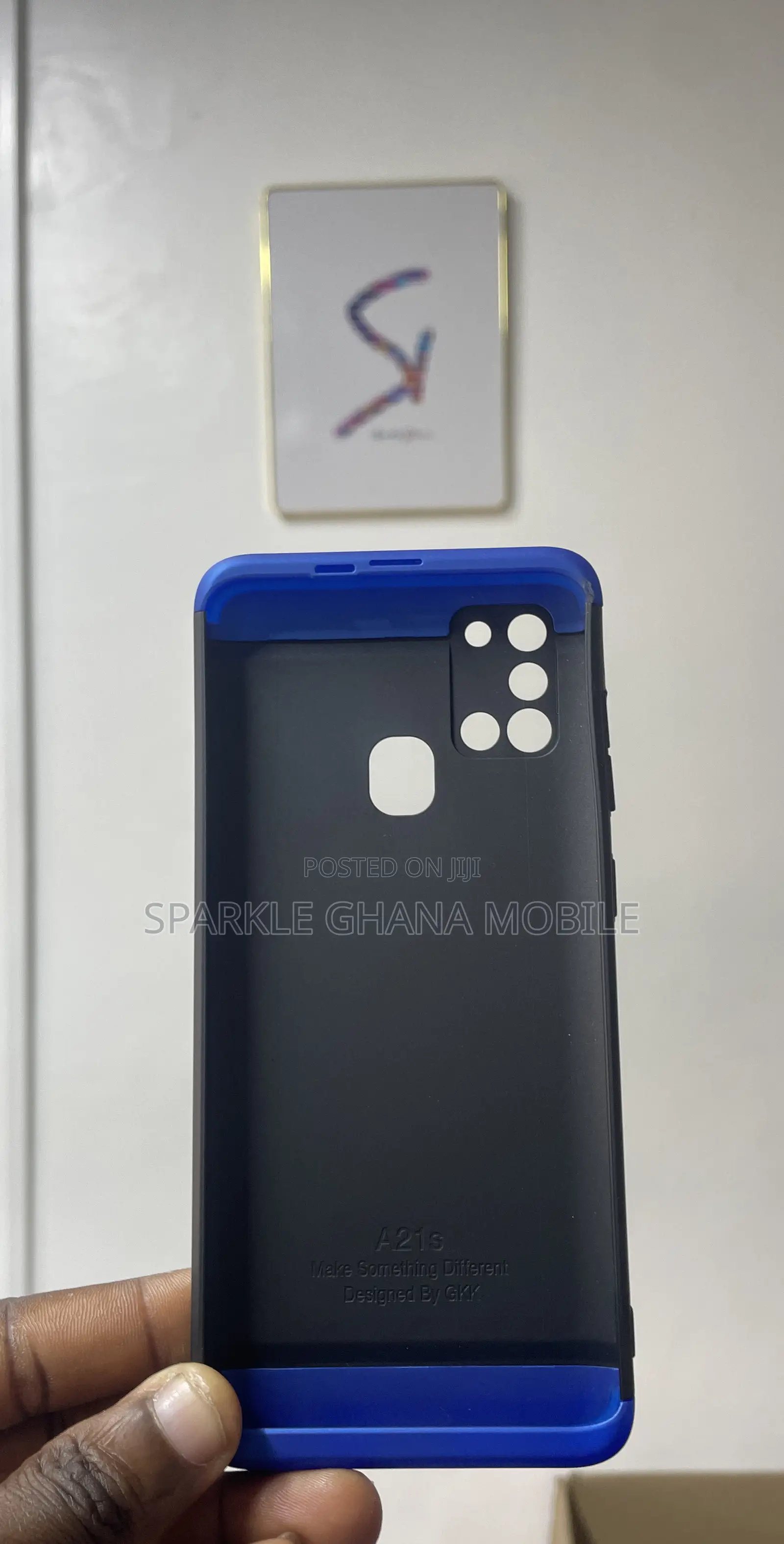 Samsung Galaxy A21s (Solimo Bumper Case) Black Back Case