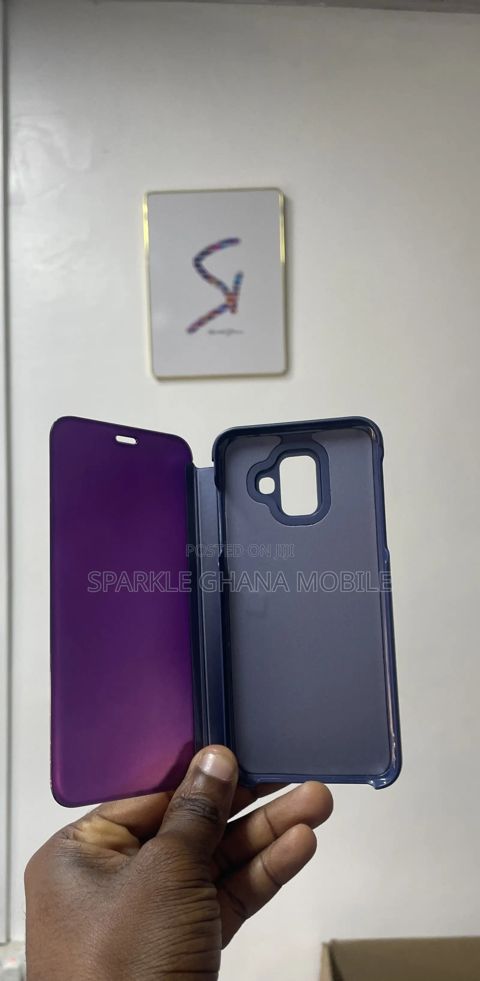 Samsung Galaxy A6 (2018) Pu Mirror Case