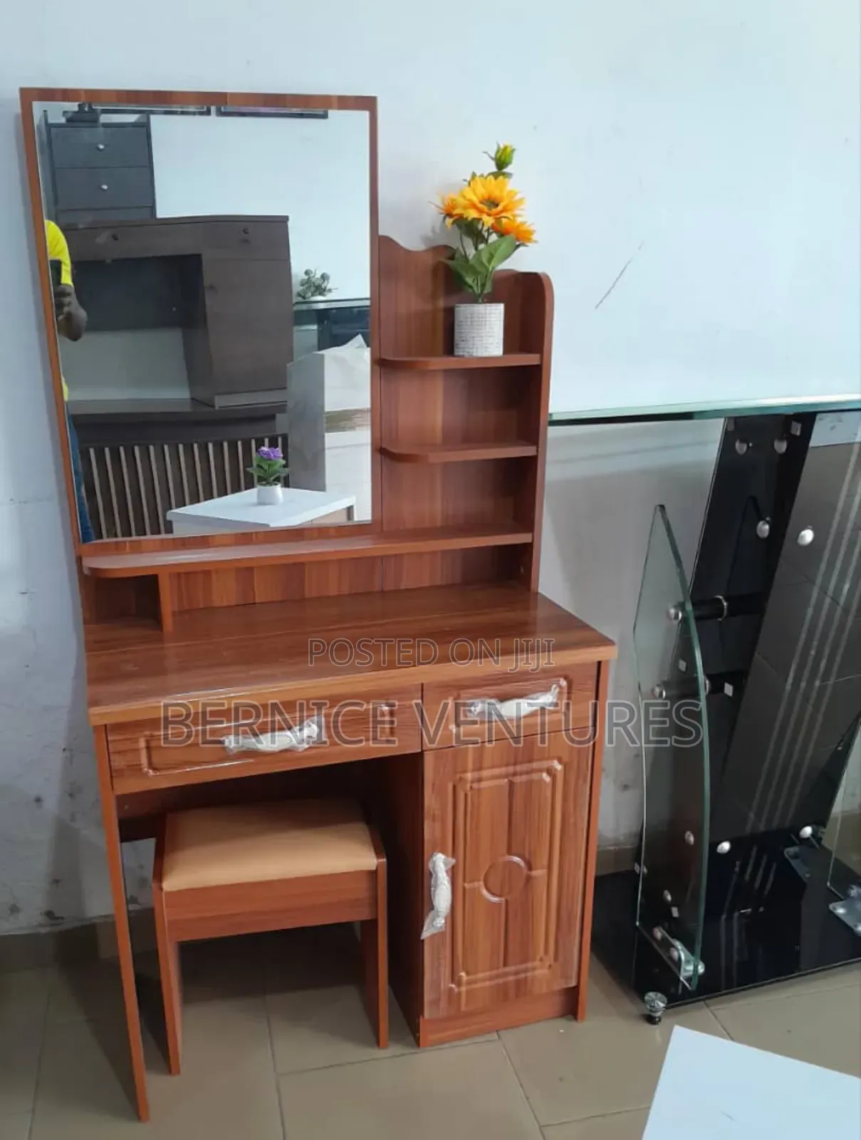 Wooden Dressing Mirror