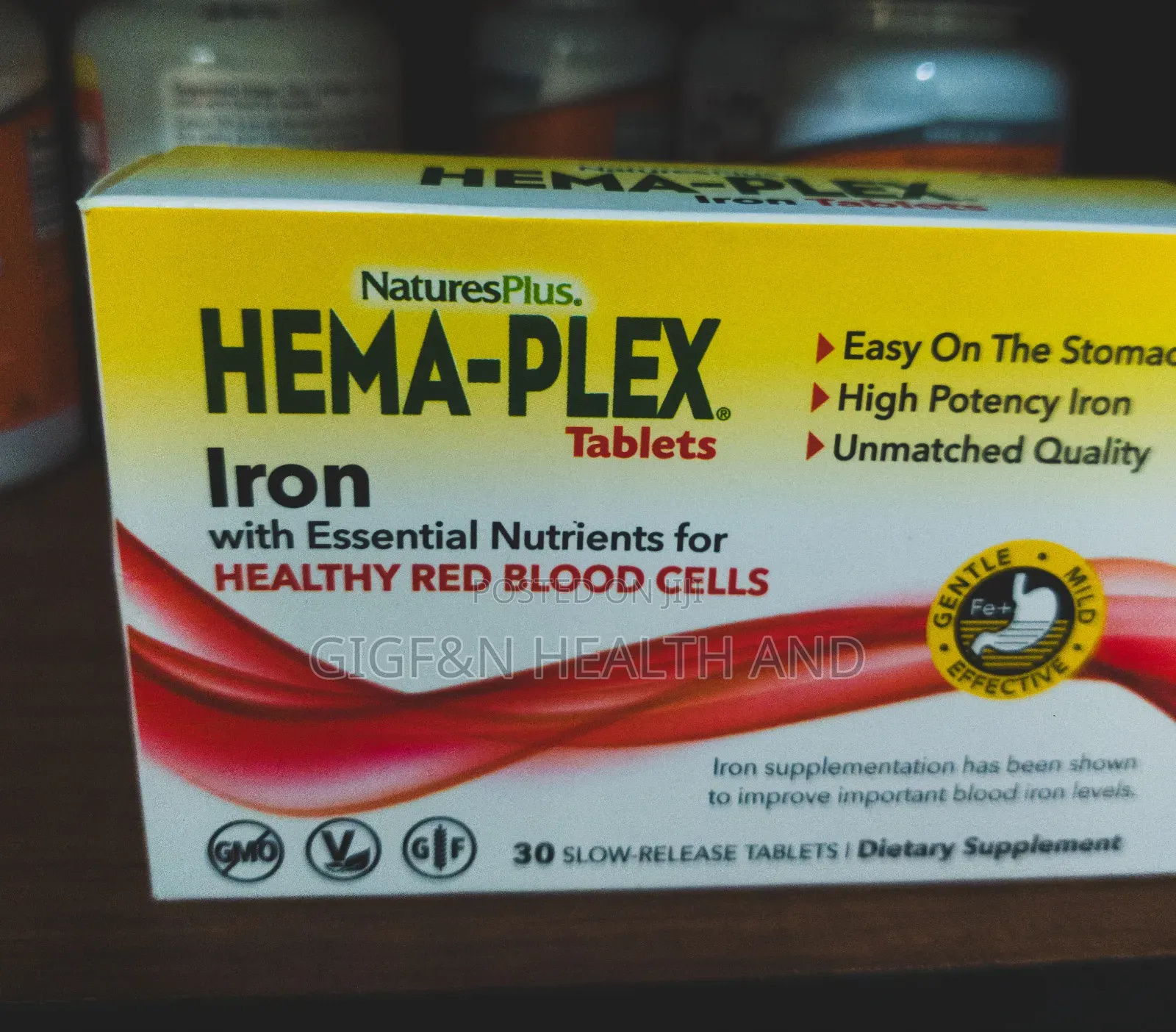 Hema-Plex Iron Tablets 30 Slow Release