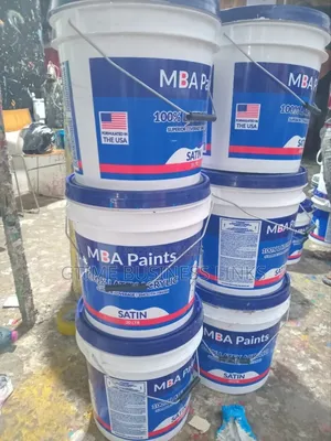 Mba Latex Acrylic Paint (White Satin) - 20l