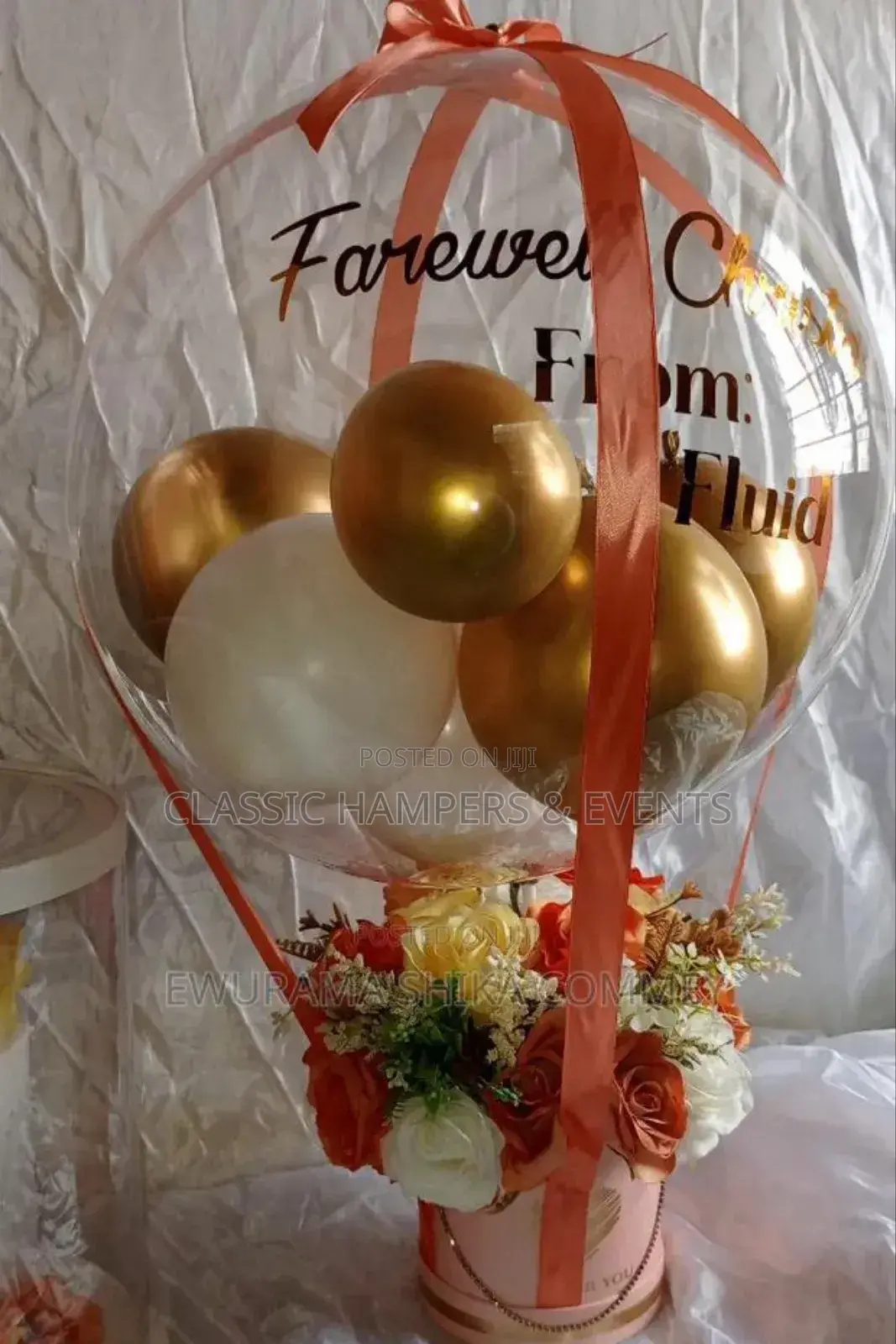 Balloon, Money and Floral Bouquets