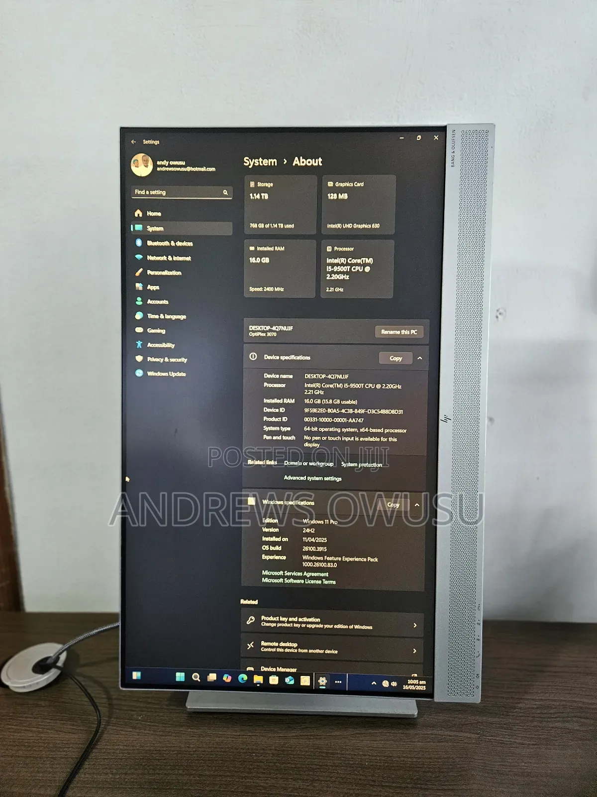 Desktop Computer HP 8GB Intel Core i5 HDD+SSD 256GB