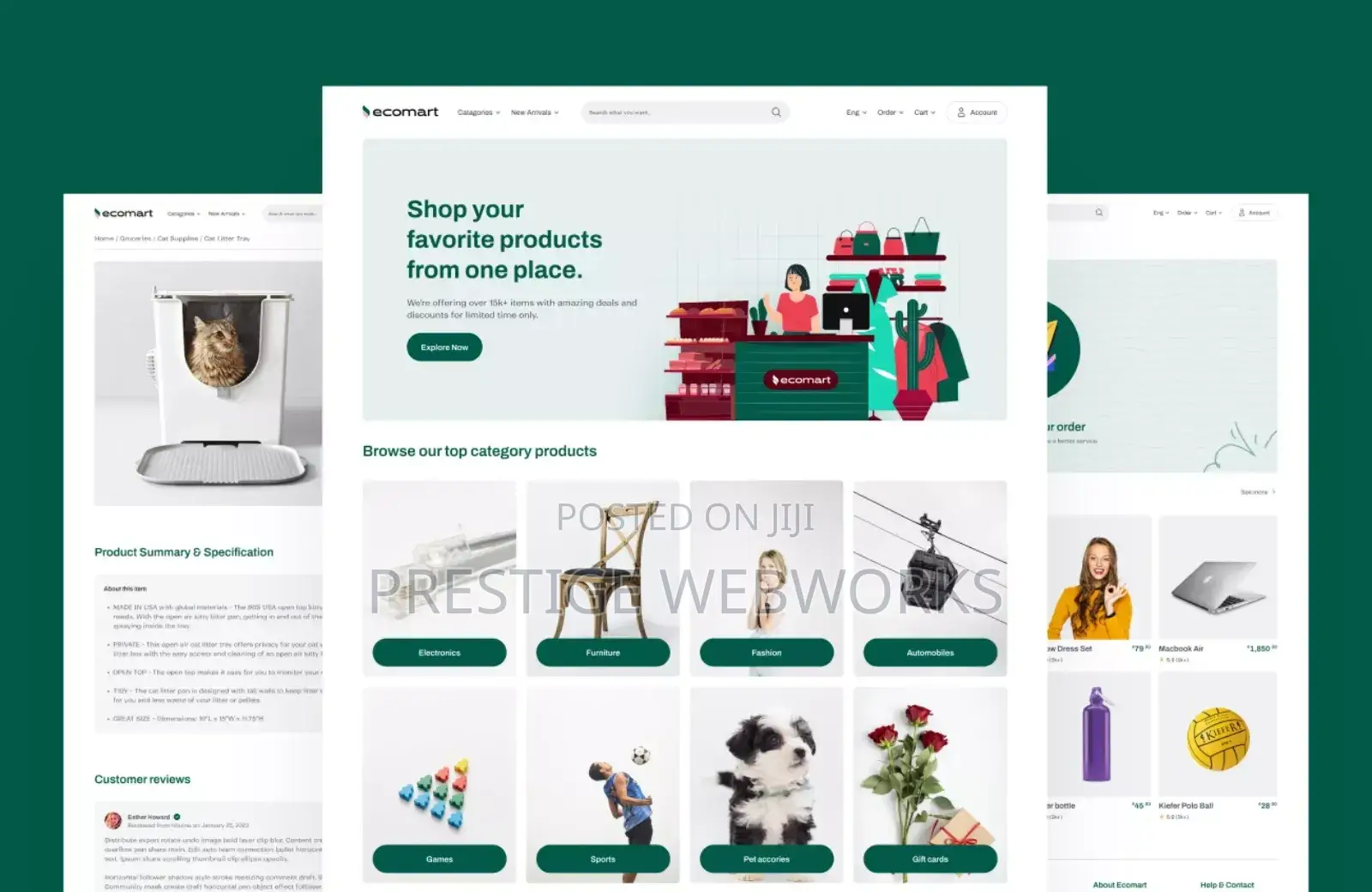 E-commerce Website Development (Drop-shipping)
