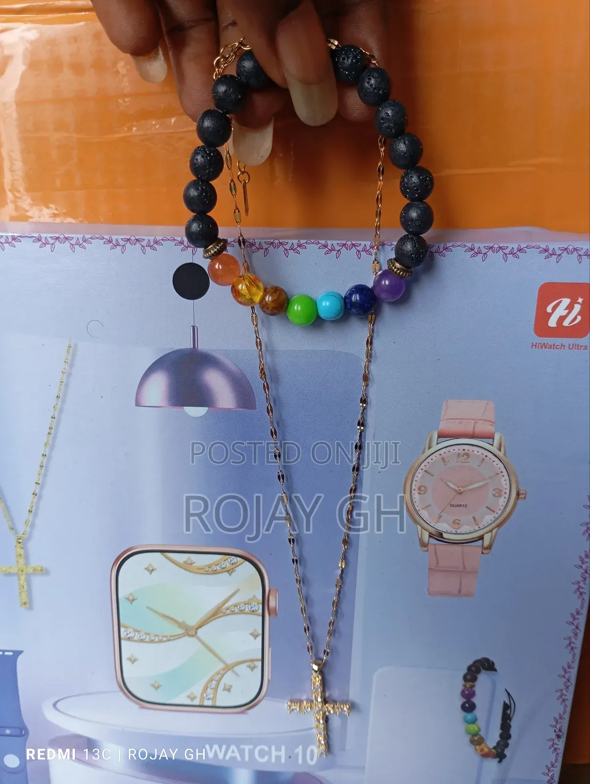 I-520 Mini Smart Watch, Quartz Watch, Bracelet, Chain- Black
