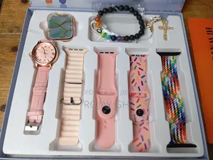 I-520 Mini Smartwatch, Quartz Watch, Bracelet, Chain- Pink