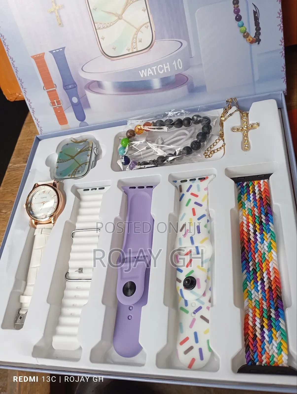 I-520 Mini Smart Watch, Quartz Watch, Bracelet, Chain- White