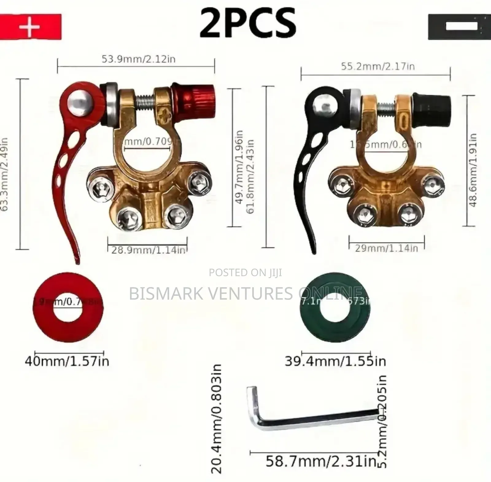 Car Battery Terminal Clamp Connectors
