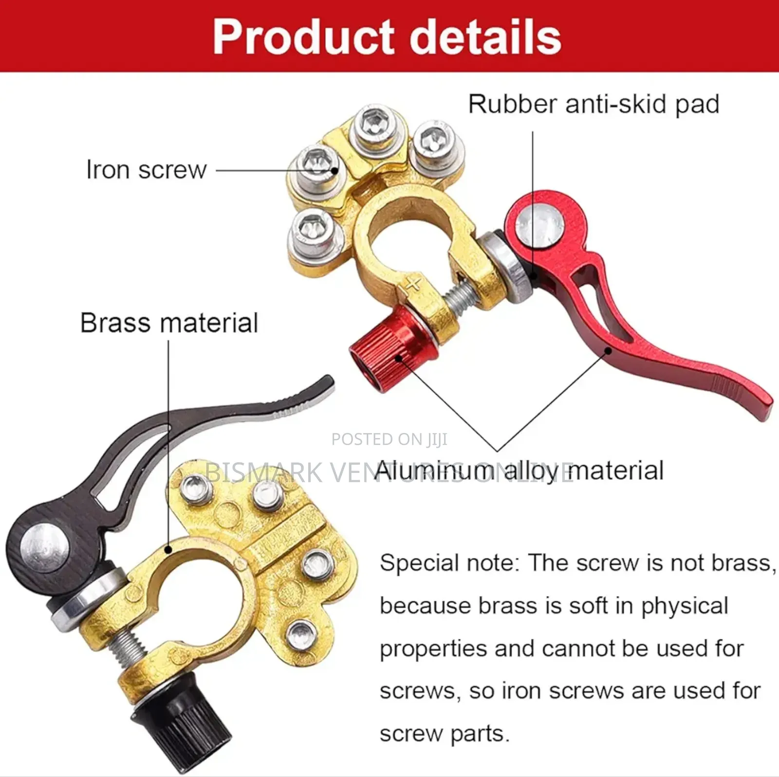 Car Battery Terminal Clamp Connectors