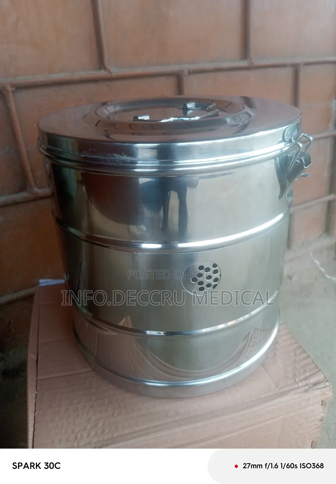 Sterilization Drum, Medium Size.) We Have All Sizes