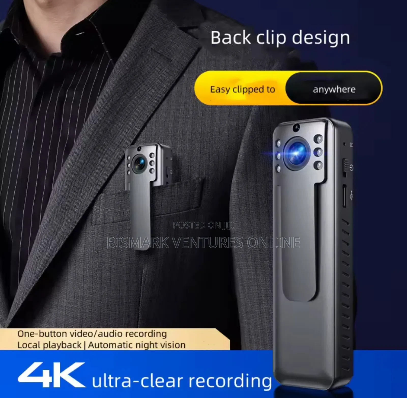 30mp Hd Security 4k Body Camera