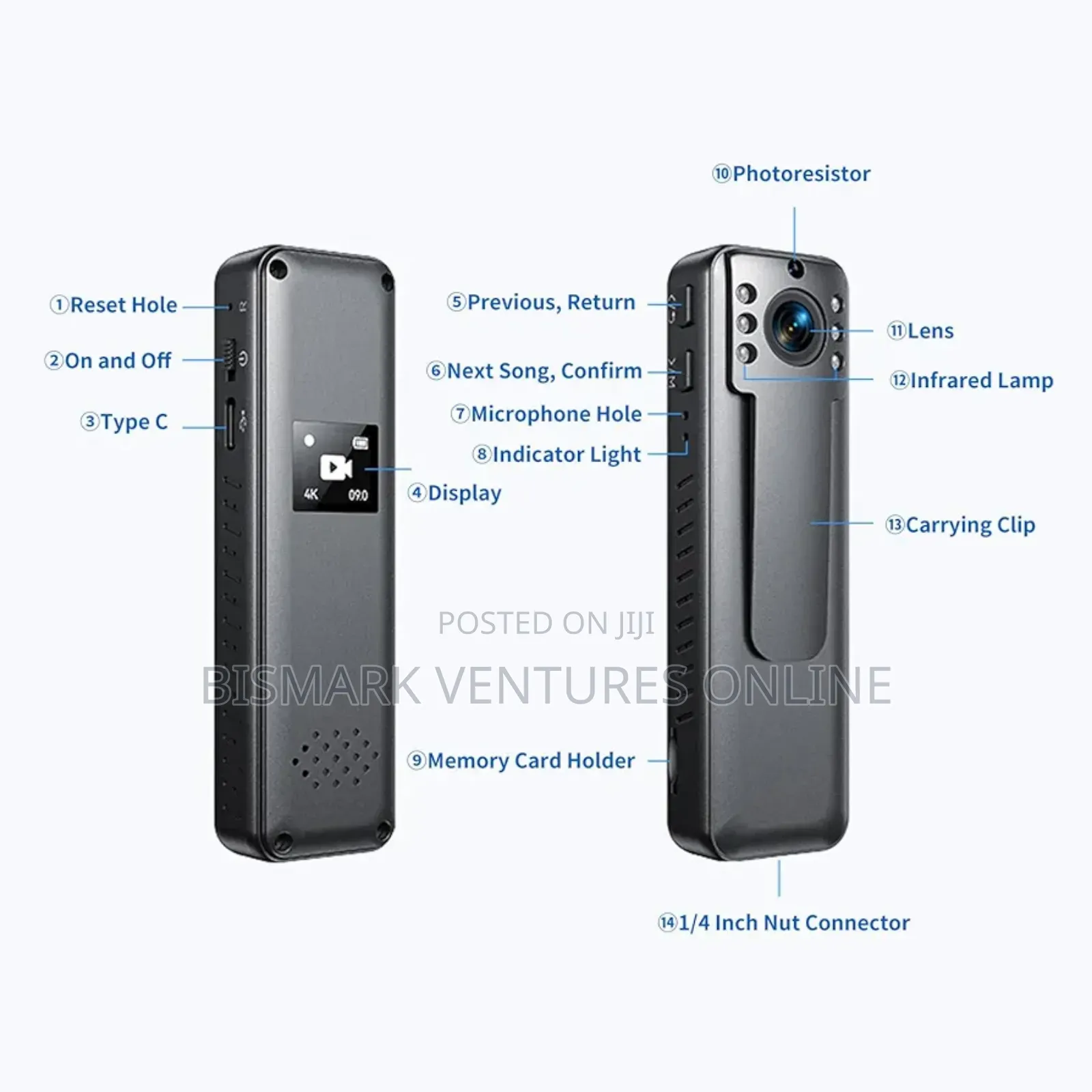 30mp Hd Security 4k Body Camera