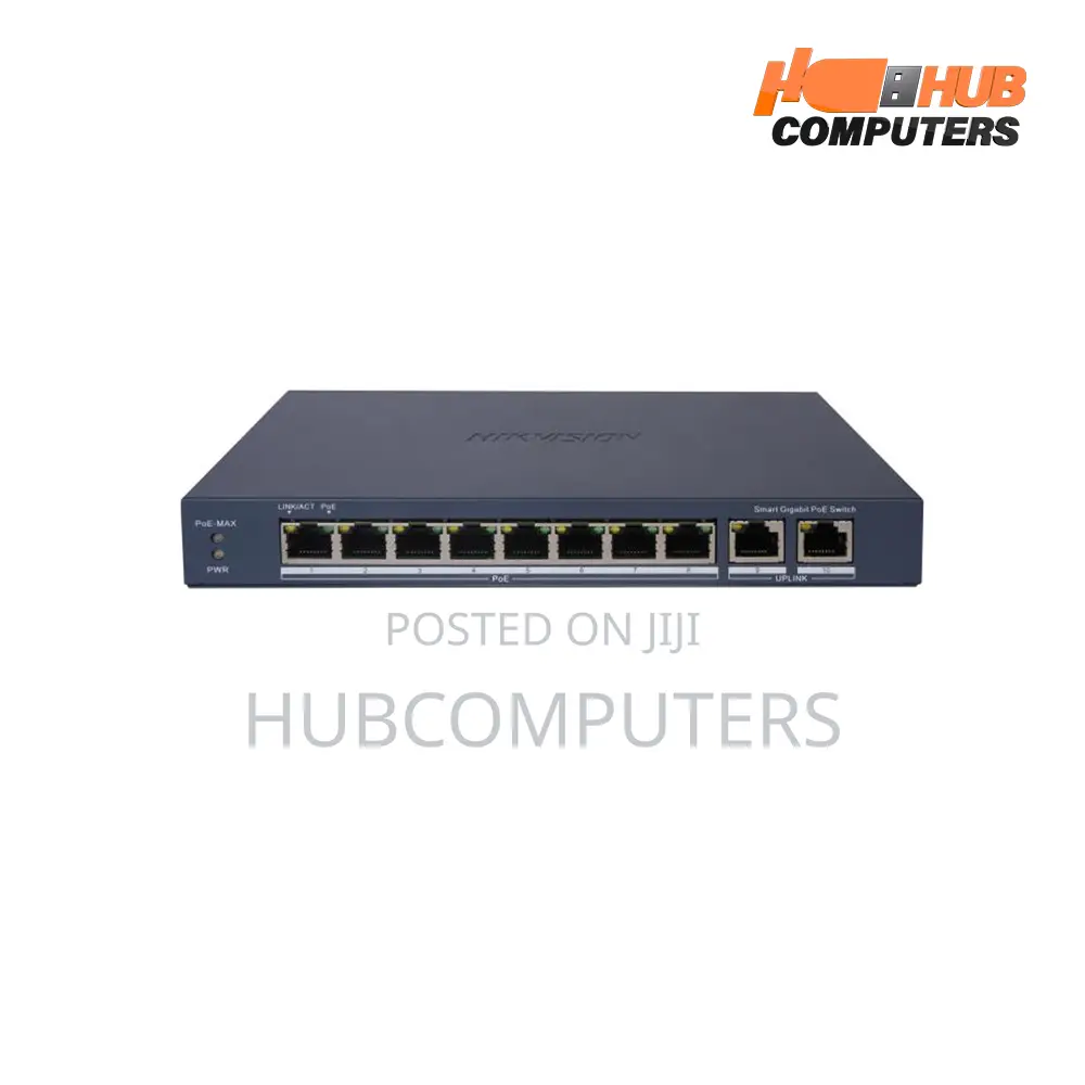 Hikvision (Ds-3e1510p-El) Poe Gigabit 8 Ports Manged Switch
