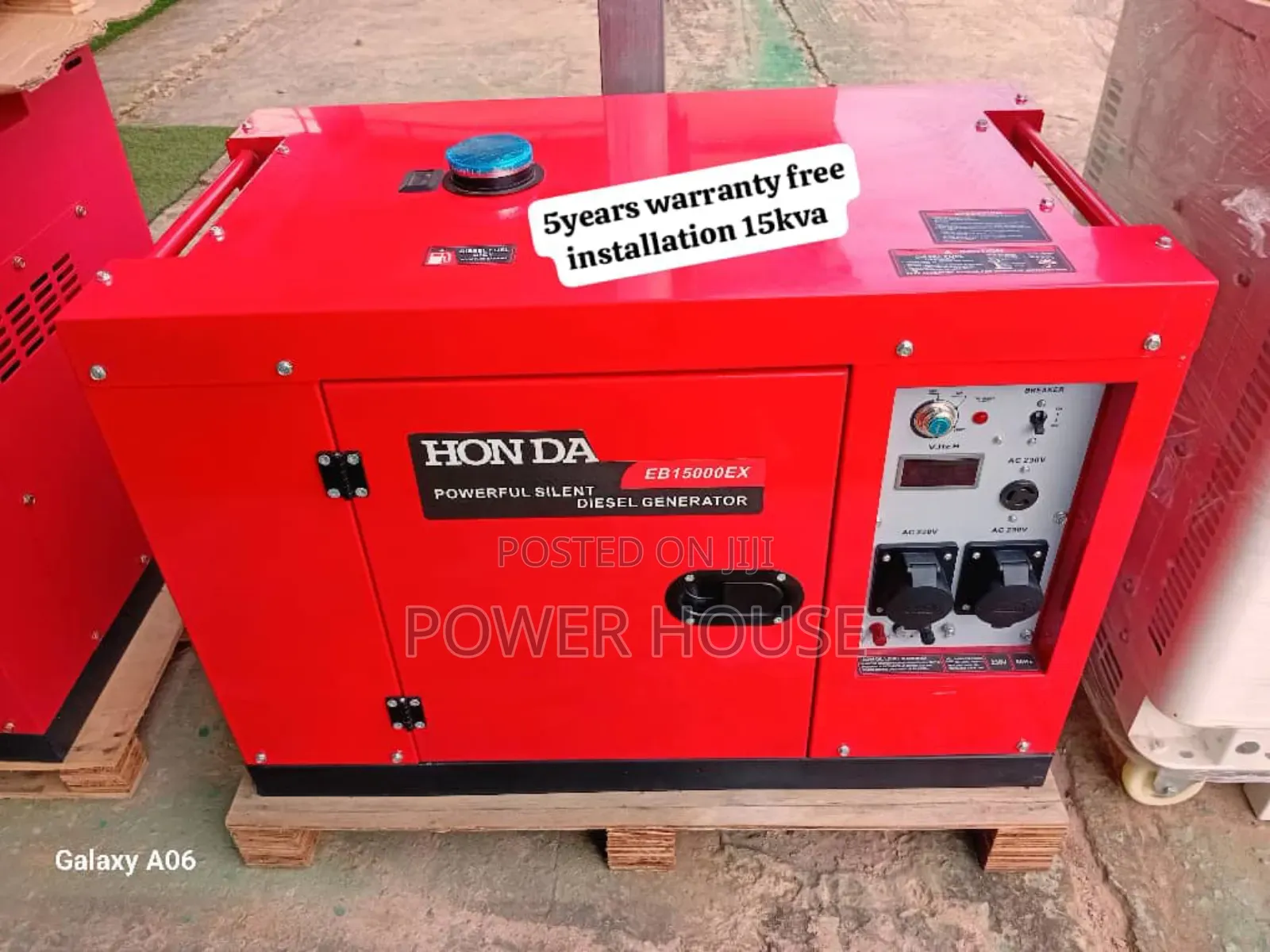 Zone Legacy Hub Honda Diesel 16500watts 15kva Generator