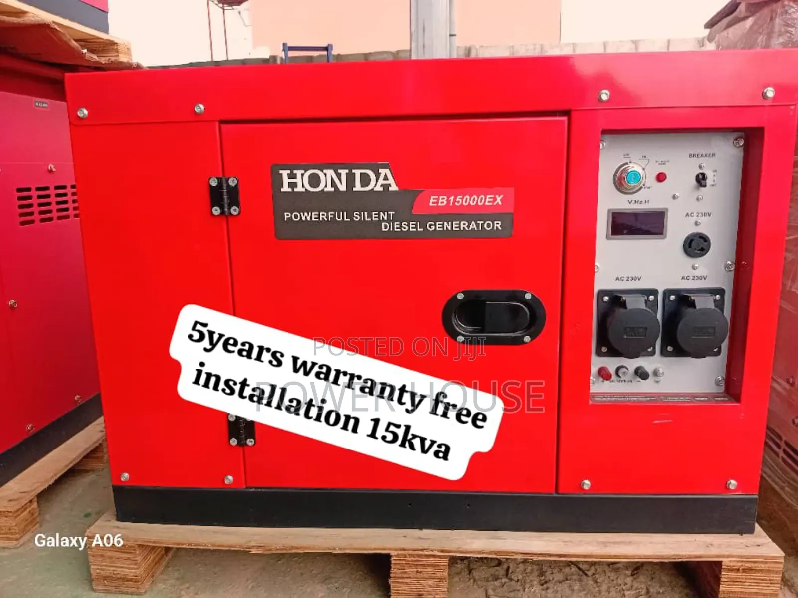 Zone Crystal Nest Honda Diesel 15kva 16500watts 15kva 16500w