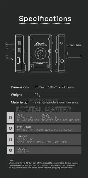 Accsoon Acc04 Np-F Battery Adapter