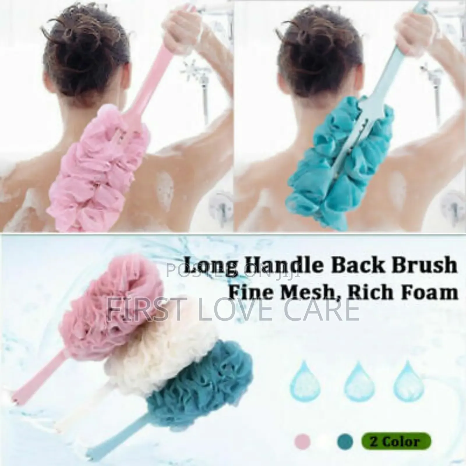 Long Hand Back Scrubber