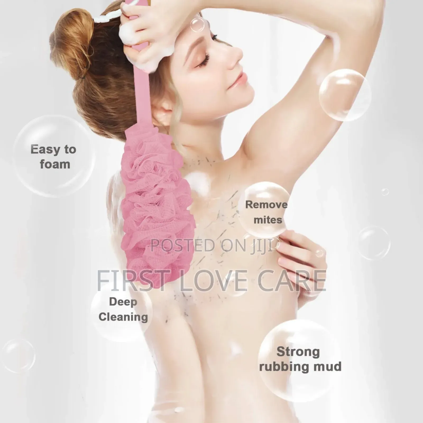 Long Hand Back Scrubber