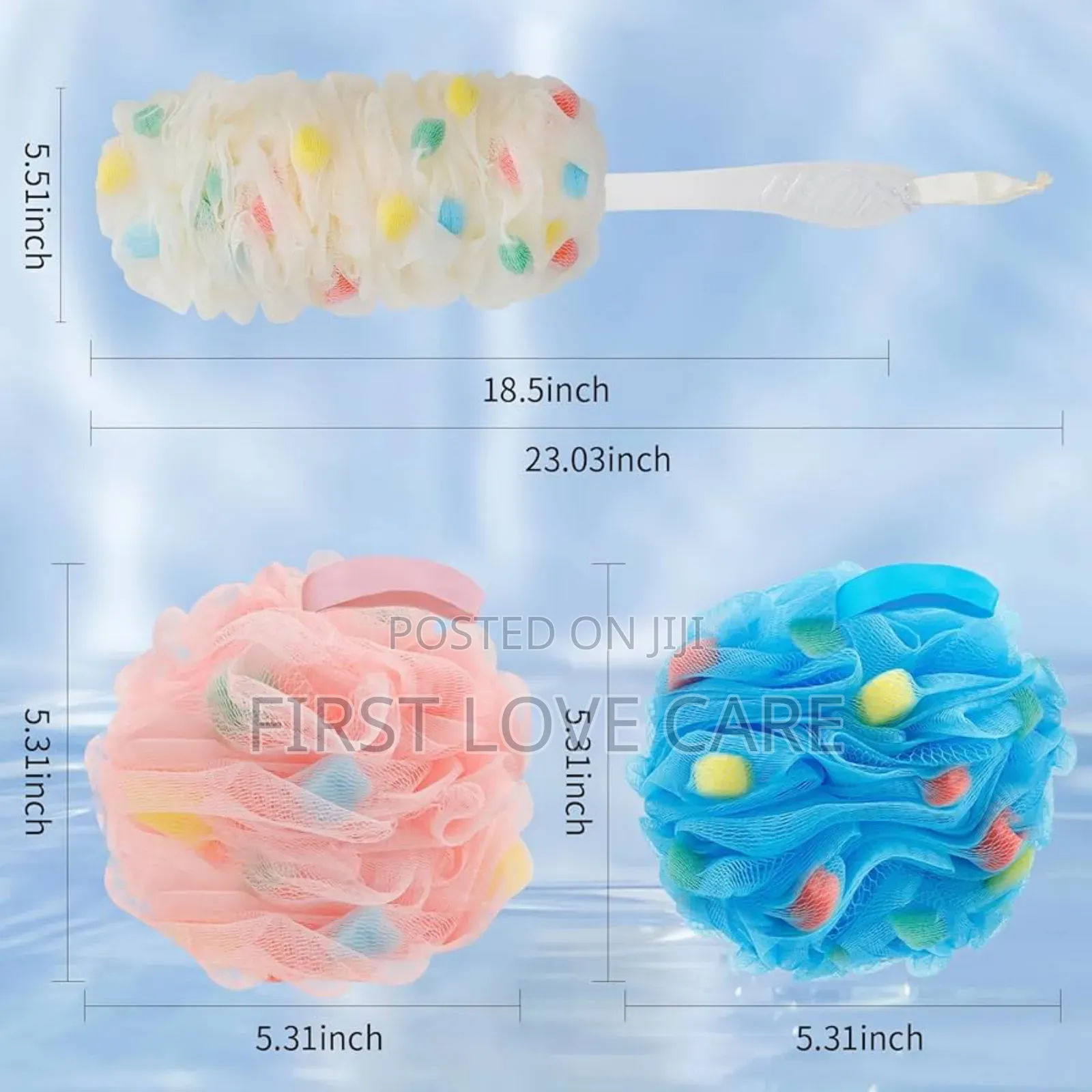 Long Hand Back Scrubber