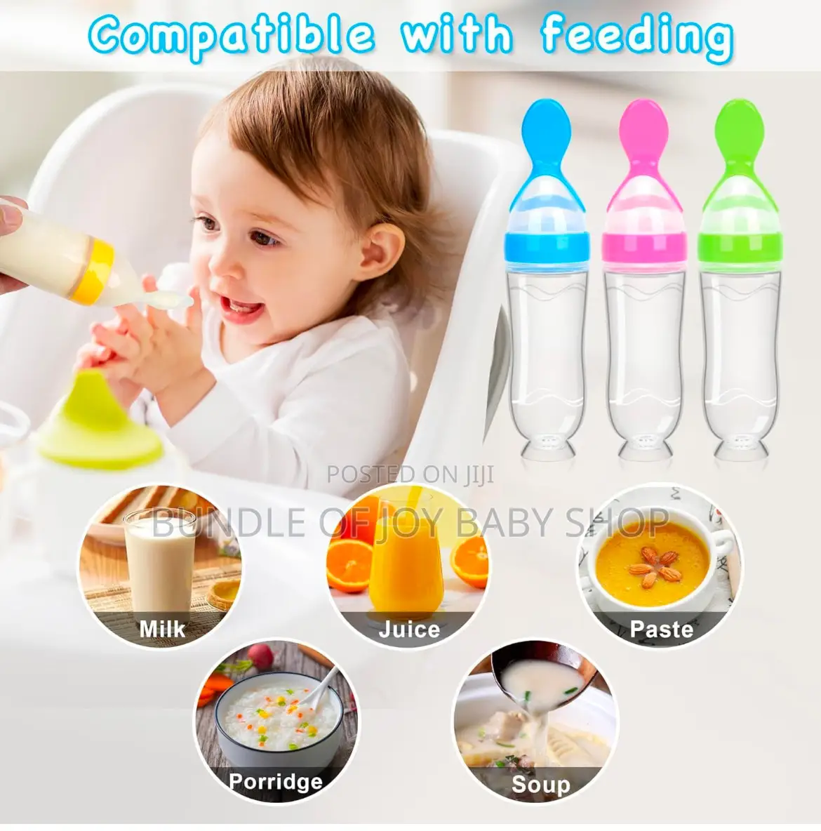 Silicon Baby Feeding Spoon