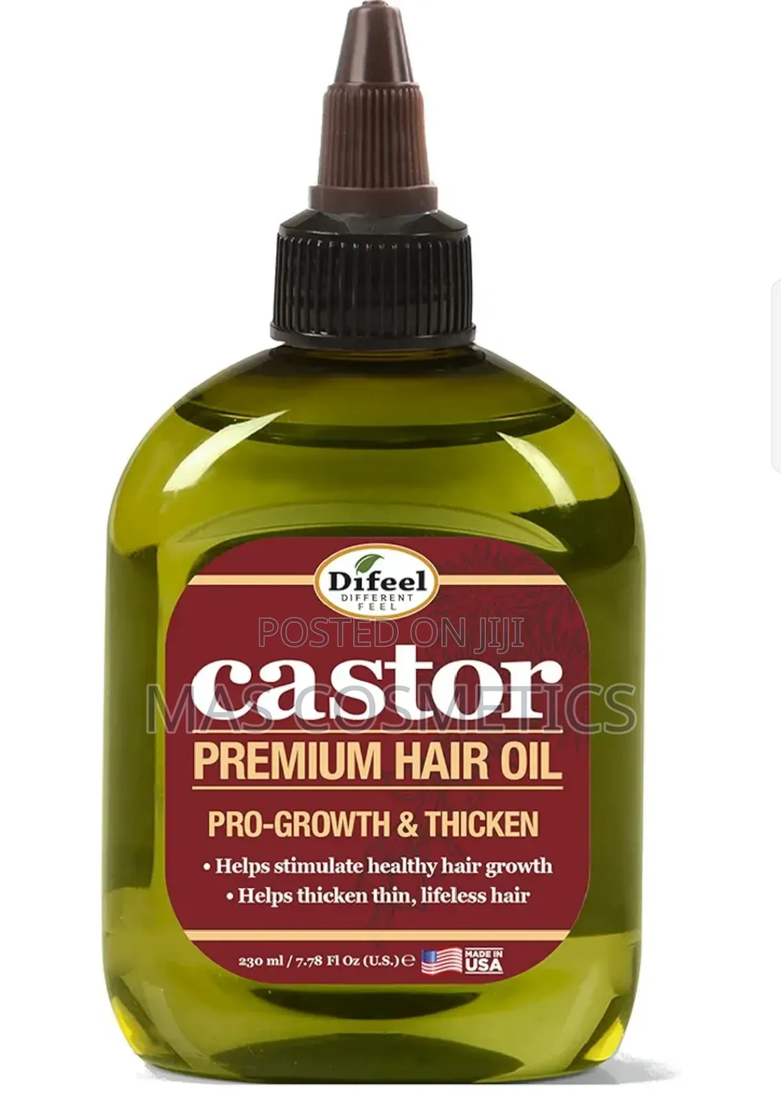 Difeel Castor Pro-Growth Black Hair Oil