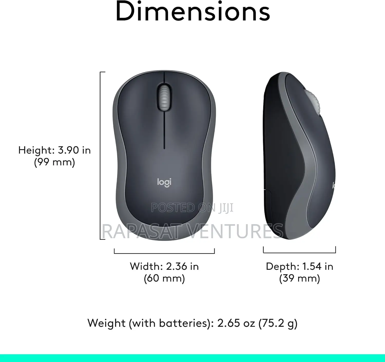 Logitech M185 Wireless Mouse - Original