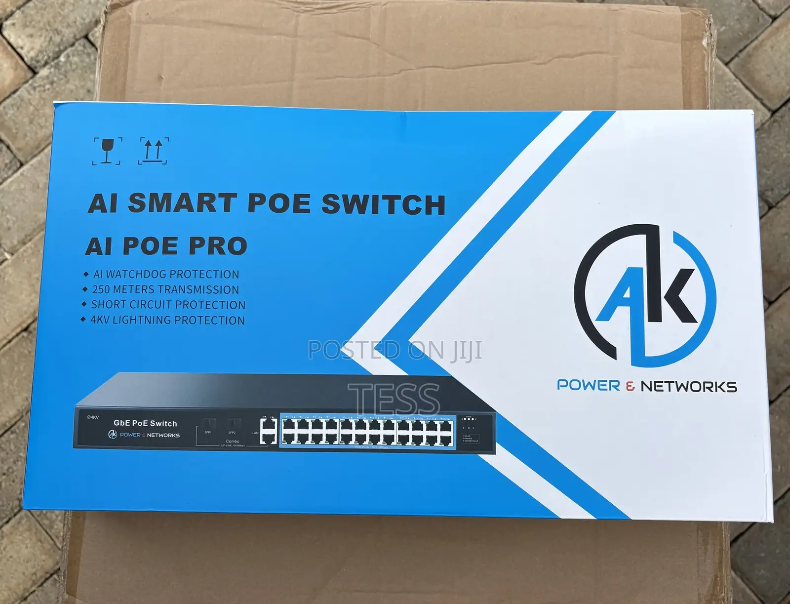 Ak 24port Poe Switch With 2uplink+2sfp 19’’ Rackmount