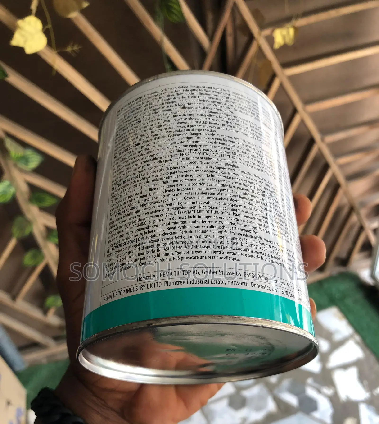 Sc 4000 Cement Gum Vulcanising Solution Rema