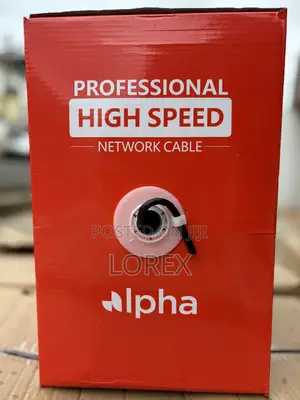 Alpha Network Cat6 Cable 305m Indoor Utp