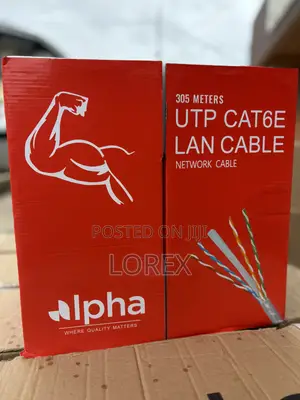 Alpha Network Cat6 Cable 305m Indoor Utp