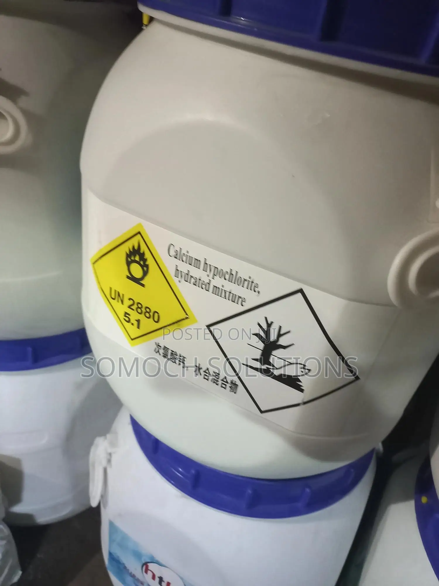 Chlorine HTH 50kg Gallon Industrial Chemicals Consumables