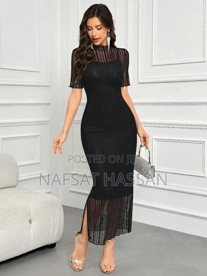 Split Back Elegant Dress