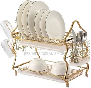 Dish Rack (Flugel Gold Stainless Steel )