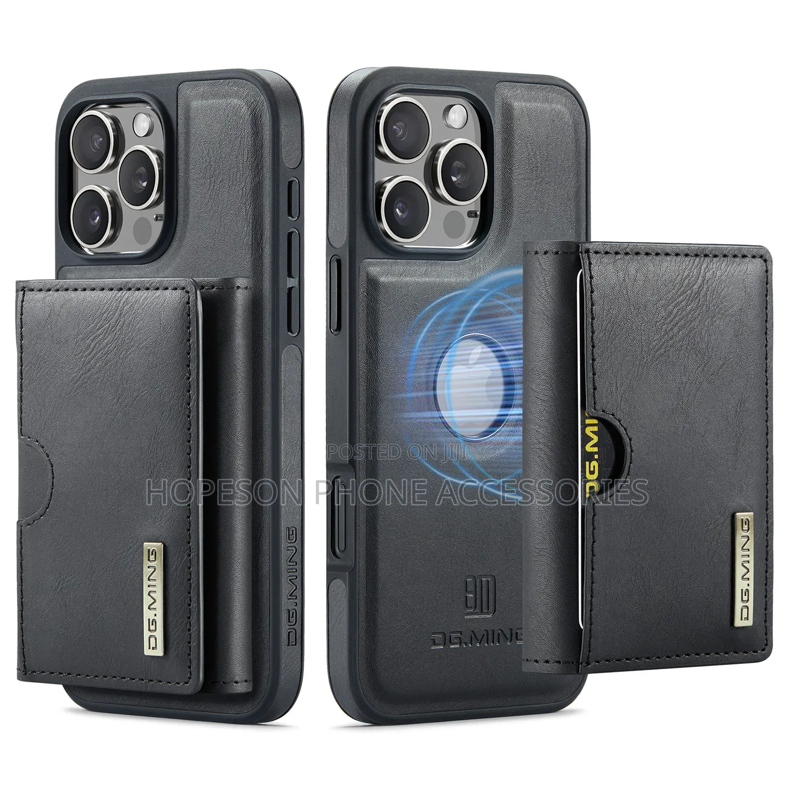 iPhone Magsafe Leather Cases With Detachable Magnetic Wallet