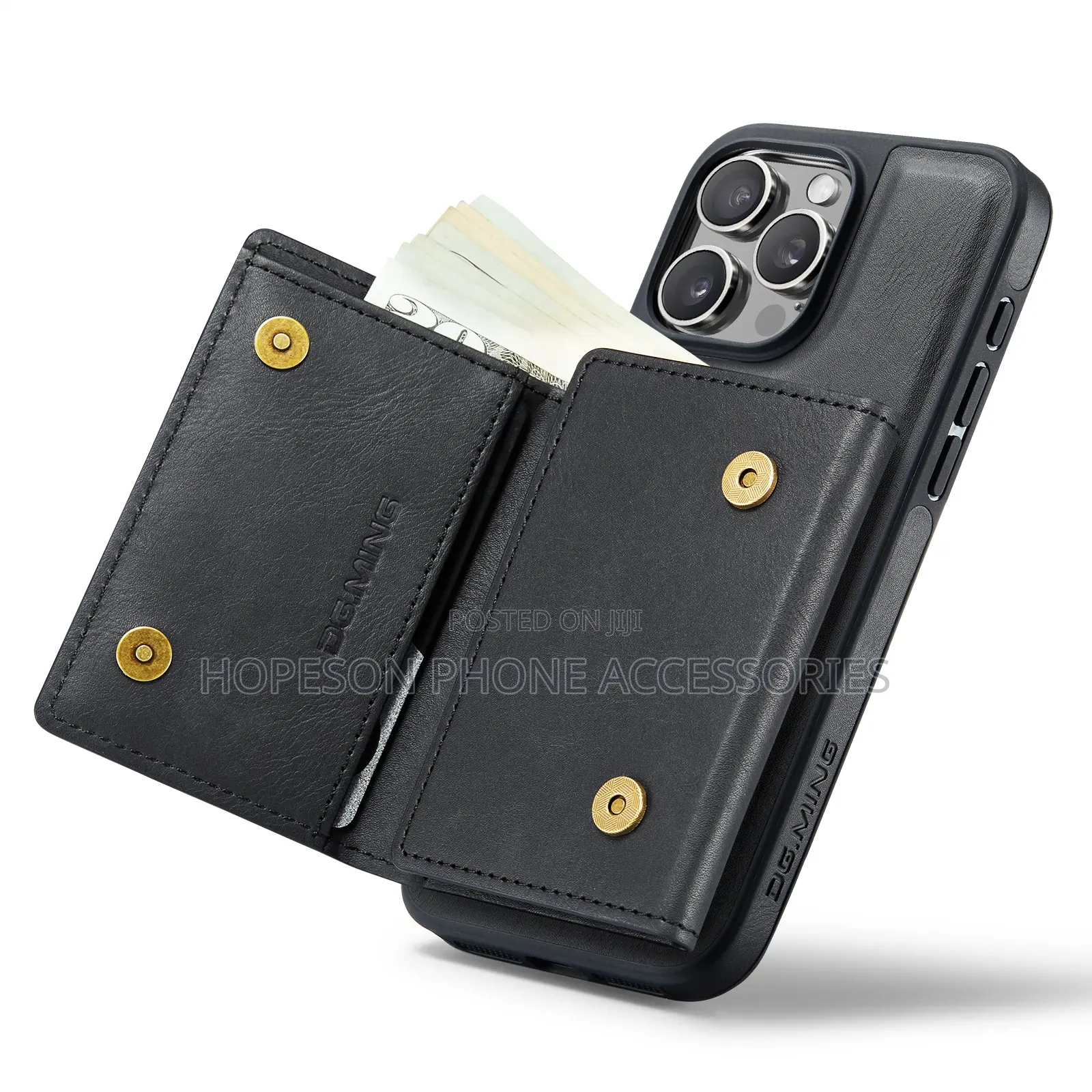 iPhone Magsafe Leather Cases With Detachable Magnetic Wallet