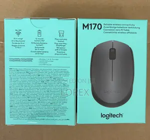 Logitech Wireless Mouse 2.4 GHZ M170 With Battery (Original)