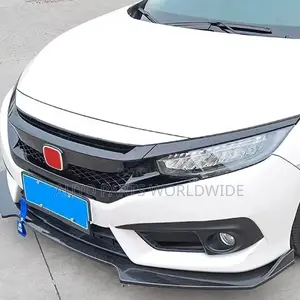 Honda Civic Front Bumper Grill Headlights Strips 2016-2021