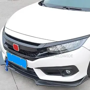 Honda Civic Front Bumper Grill Headlights Strips 2016-2021