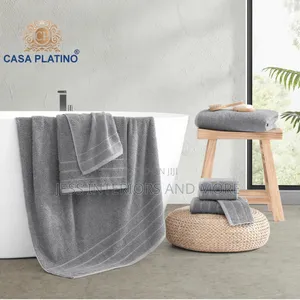 Towel Set Casa Platino 8-Piece( Grey)