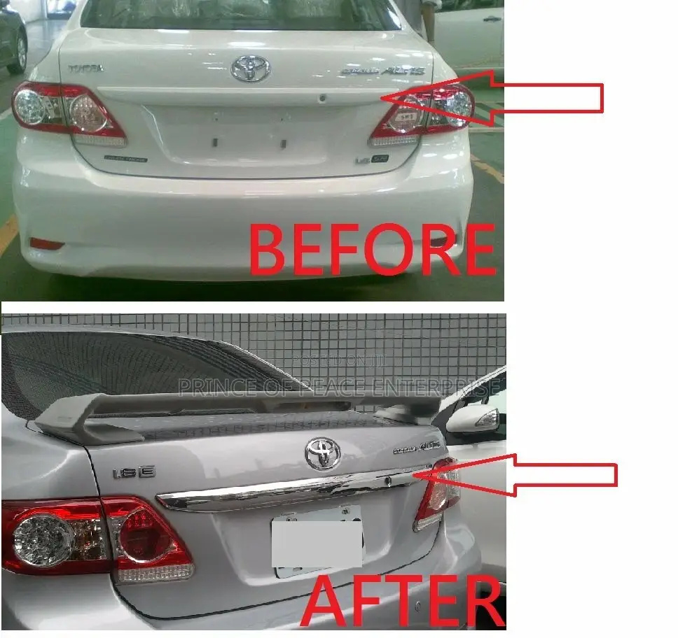 Corolla 2012 2013 Complete Boot Chrome