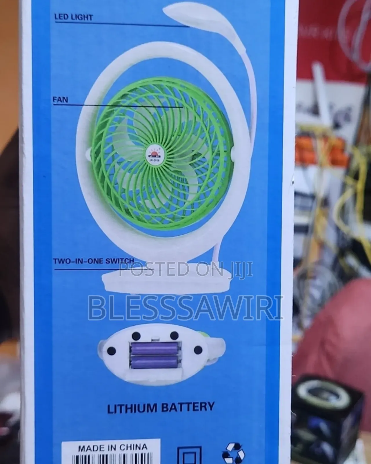 Affordable Cute Mini Rechargeable Fan With Light