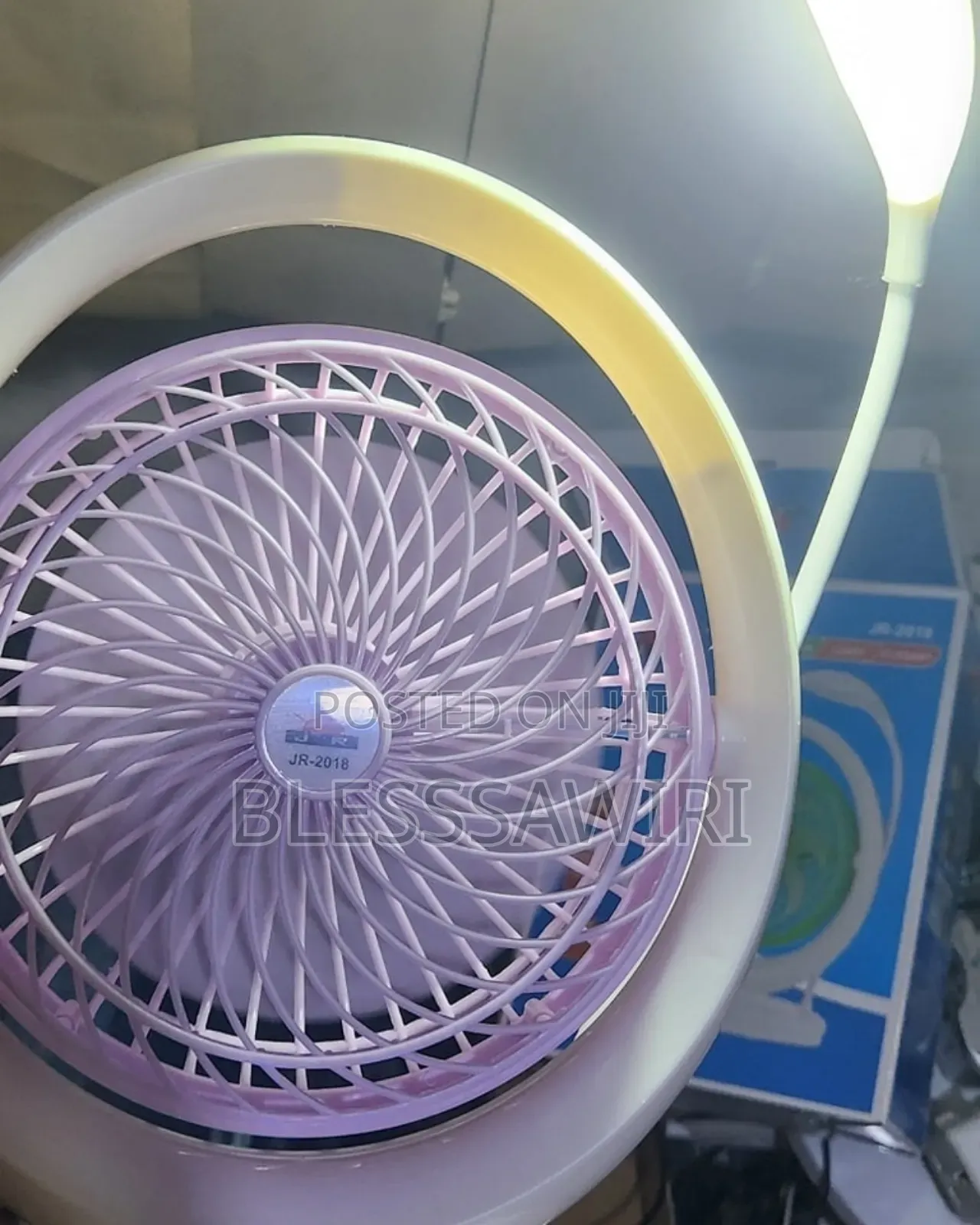 Affordable Cute Mini Rechargeable Fan With Light
