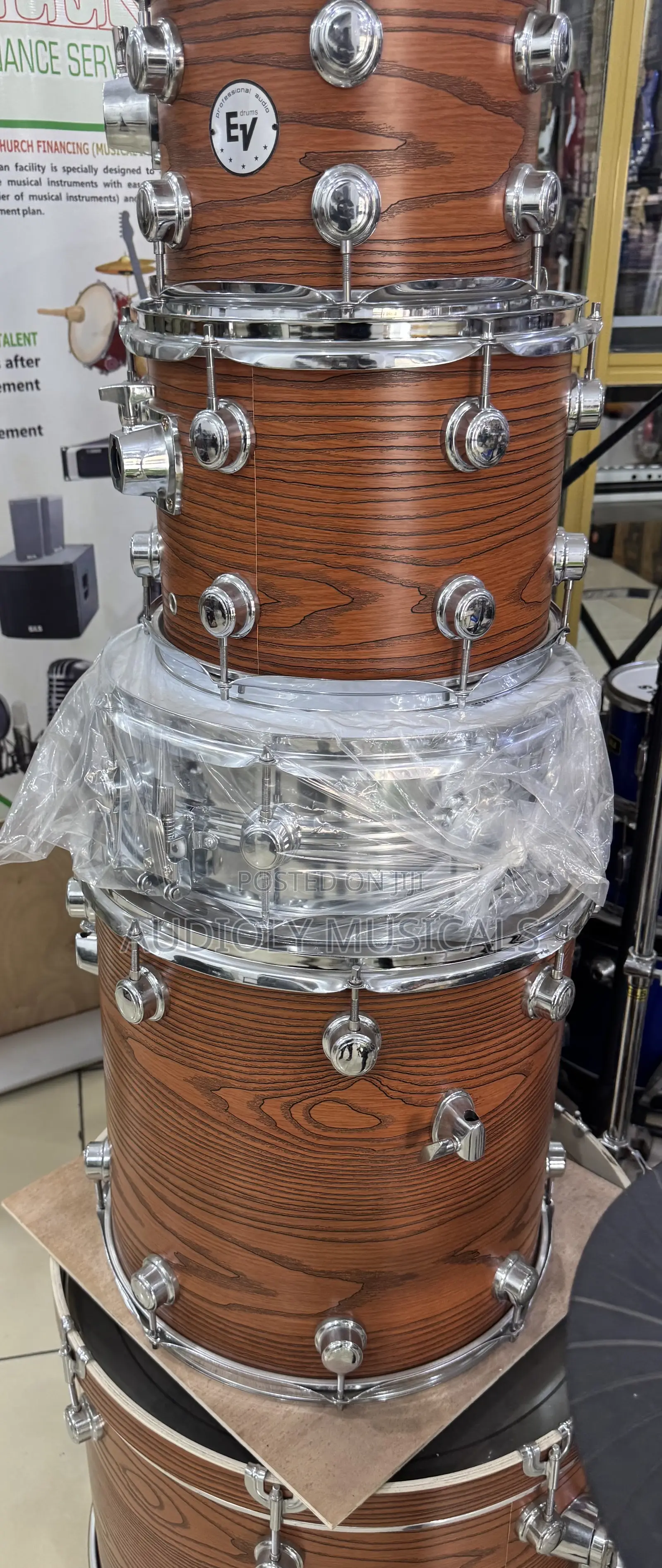 Electro-Voice 5- Set Full Complete Drum (Ev)