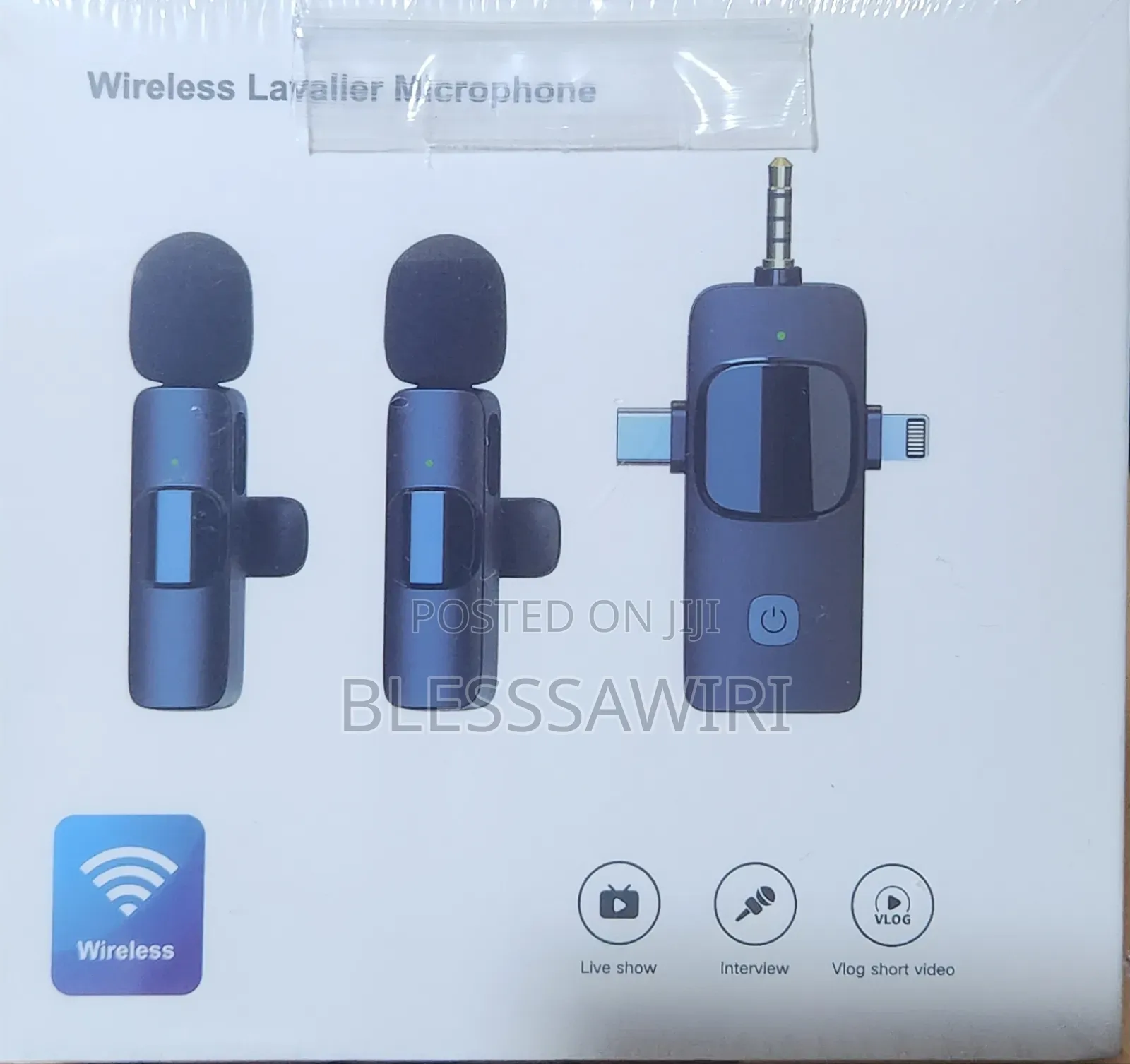 Powerful 2 In1-Type-C Wireless Lavalier Microphone