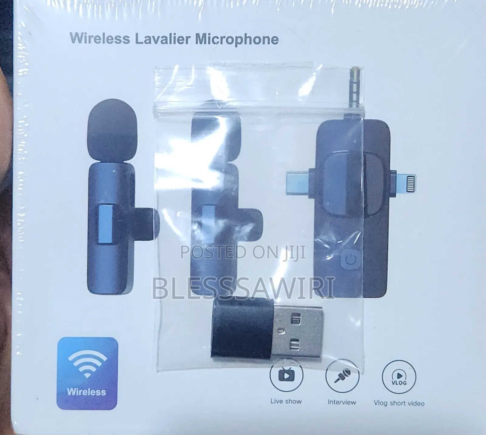 Powerful 2 In1-Type-C Wireless Lavalier Microphone