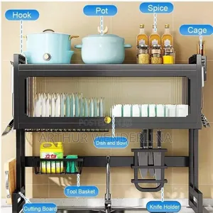 Multifunctional Dish Storage Rack