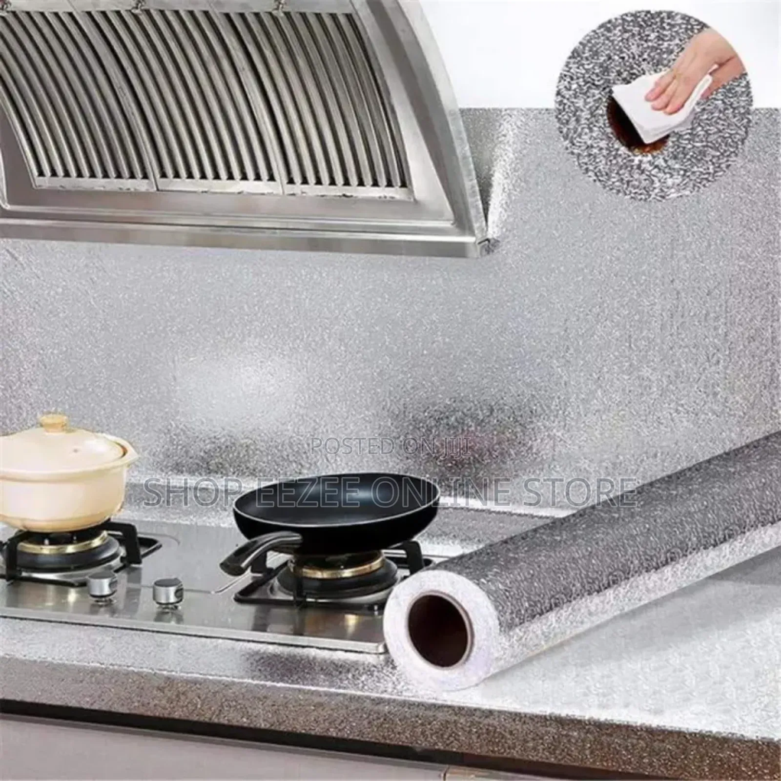 Easy Clean Peel-and-Stick Wall Sticker and Worktop Proctector