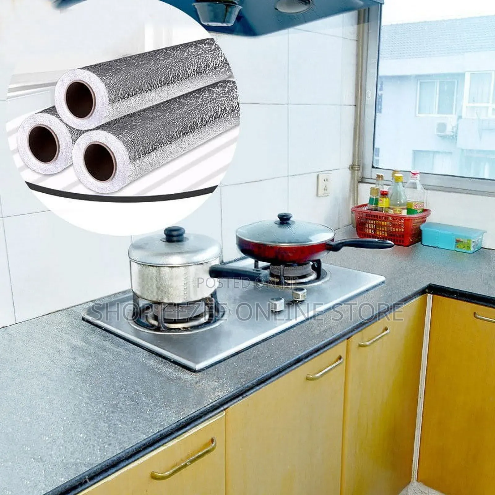 Easy Clean Peel-and-Stick Wall Sticker and Worktop Proctector