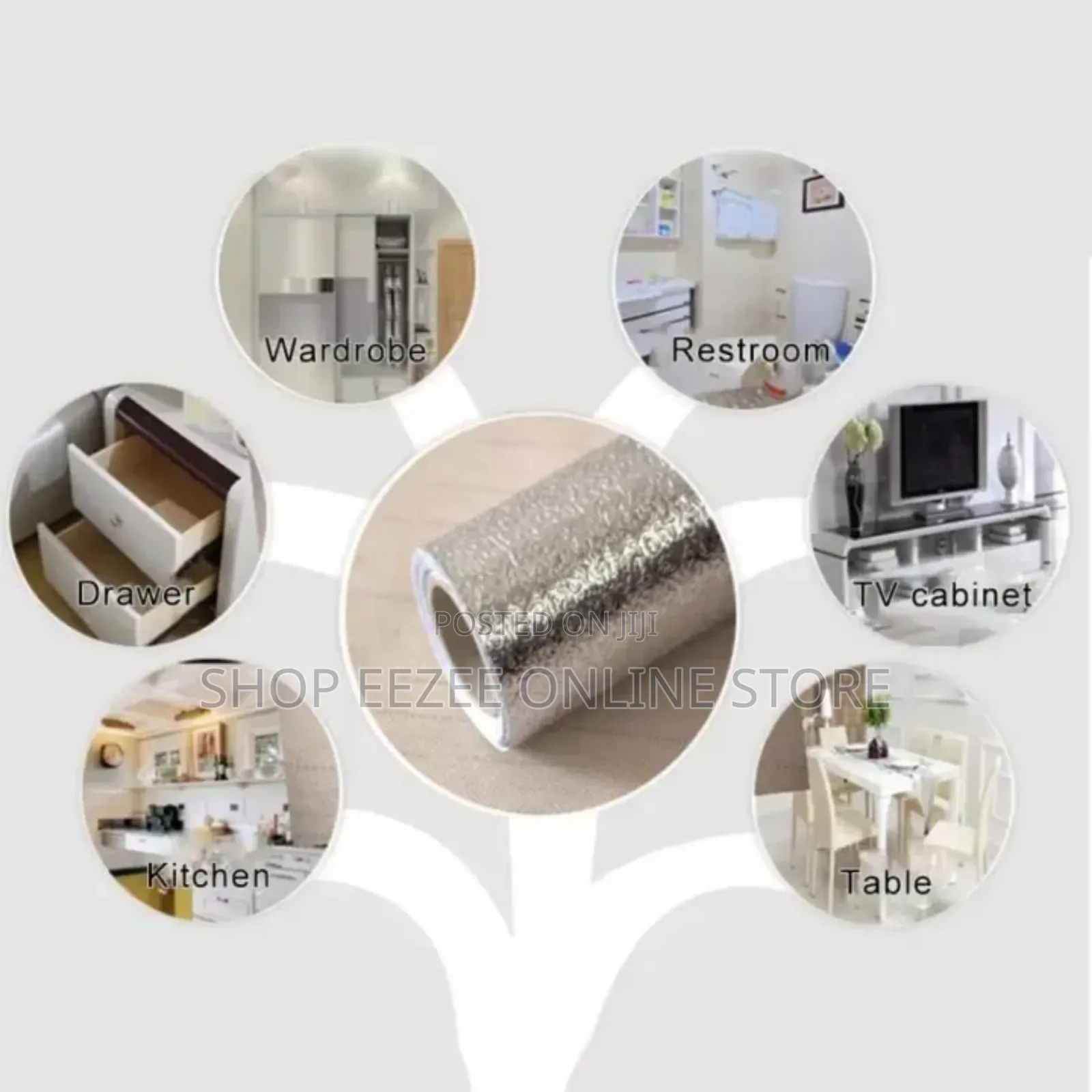 Easy Clean Peel-and-Stick Wall Sticker and Worktop Proctector